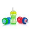 Picture of Nuby No-Spill Sippy Cup with Flex Straw for Boys - (3-Pack) 10-Ounce Bottles - Training Sippy Cups for Toddlers 12+ Months