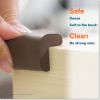 Picture of Roving Cove HeftyFit Corner Protector for Baby (4 Large Corners), Heavy-Duty Soft Rubber Foam Furniture Corner Bumper Guards, 3M Adhesive Pre-Taped, Onyx Black