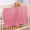Picture of Plush Soft with Square Checkered Baby Blanket,Fleece Infant Toddler Blankets for Girls Boys,Warm Lightweight Breathable Newborn Receiving Blankets for Crib Stroller 30"×39" (Dark Pink, Square)