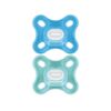 Picture of MAM Comfort Baby Pacifiers, Lightweight One-Piece Full Silicone Binky for Newborns 0-3 Months, BPA-Free Nipple, Easy to Clean Pacifier, Best for Breastfed Babies, with Sterilizer Case, 2 Count Binkies