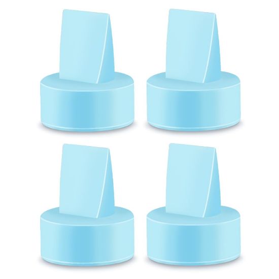 Picture of Maymom Duckbill Valves Compatible with Spectra S1 Spectra S2 Spectra 9 Plus Spectra Dew 350 Not Original Spectra Pump Parts Spectra S2 Accessories Replace Spectra Valve (Blue, 4ct)