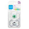 Picture of MAM Air Baby Pacifier, for Sensitive Skin, Sterilizer Case, 2 Pack, 16+ Months, Unisex