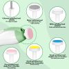 Picture of Baby Nail Trimmer Electric-12 in 1 Baby Nail Clippers Safe Baby Nail File Kit with a Nail Clipper, Scissor, Tweezers, and Nail Files (Green)