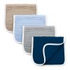 Picture of Synrroe Burp Cloths Large, Muslin Burp Cloths for Baby Girls and Boys, Pack of 4 Extra Absorbent and Soft Muslin, 6 Layers 20 by 10 Inches 100% Cotton (4 Color Mix 4 Pack)