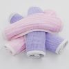 Picture of Synrroe Burp Cloths Large, Muslin Burp Cloths for Baby Girls, Pack of 4 Extra Absorbent and Soft Muslin, 6 Layers 20 by 10 Inches 100% Cotton (Pink-Purple 4 Pack)
