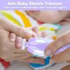 Picture of Baby Nail Trimmer Electric,Baby Nail Clippers, 6 in 1 Baby Nail File,Nail File Baby Grooming Kit Manicure Set for Toddler or Adults (Purple)