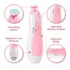 Picture of Baby Nail Trimmer Electric-12 in 1 Baby Nail Clippers Safe Baby Nail File Kit with a Nail Clipper, Scissor, Tweezers, and Nail Files (Pink)