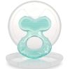 Picture of Nuby Silicone Teethe-EEZ Teether with Bristles, Includes Hygienic Case, Aqua (Pack of 1)