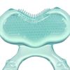 Picture of Nuby Silicone Teethe-EEZ Teether with Bristles, Includes Hygienic Case, Aqua (Pack of 1)