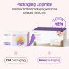 Picture of Nuliie 10PCS Flange Sizing Kit 13/15/17/19/21mm for 24mm Flange/Shield of Most Pumps, Silicone Flanges Insert for Momcozy/Spectra Electric Breast Pump, Breastfeeding Essential Pumping Kit for Moms