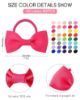 Picture of Jollybows 80 Pcs Hair Bow Tie For Girls - Baby Mini Hair Tie Bows Elastic Hair Accessories For Toddler Infant