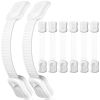 Picture of 8-Pack Cabinet Locks Baby Proofing - Syican Child Proof Drawer Locks, Multi-Purpose for Drawers, Fridge, Toilet Seat, Trash Can, Ideal Stocking Stuffers, White