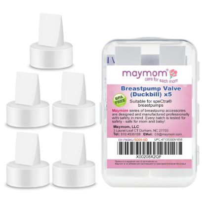 Picture of Maymom Duckbill Valves Compatible with Spectra. Designed for Spectra S1 Spectra S2 Spectra 9 Plus Spectra Dew 350 Not Original Spectra Pump Parts Spectra S2 Accessories Replace Spectra Valve (5ct)