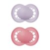 Picture of MAM Original Matte Baby Pacifiers, Binky for 6-16 Months, BPA-Free Silicone Nipple, Easy to Clean, Best for Breastfed Babies, Developed with Medical Experts, 2 Count Binkies with Sterilizer Case