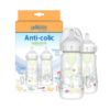 Picture of Dr. Brown’s Natural Flow Anti-Colic Options+ Wide-Neck Baby Bottle Designer Edition Bottles, Ocean Decos, 9 oz/270 mL, Level 1 Nipple, 2-Pack, 0m+