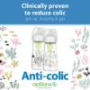 Picture of Dr. Brown’s Natural Flow Anti-Colic Options+ Wide-Neck Baby Bottle Designer Edition Bottles, Ocean Decos, 9 oz/270 mL, Level 1 Nipple, 2-Pack, 0m+