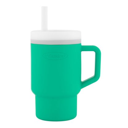 Picture of Infantino My 1st Tumbler - Adorable Miniature Tumbler with Leak-Resistant Straw and Toddler-Friendly Handle, Encourages Hydration, Easy to Clean, 9 fl. oz, Alpine