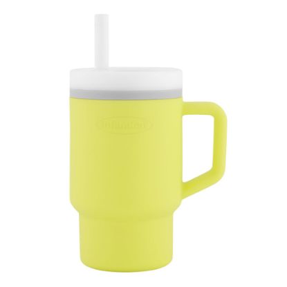 Picture of Infantino My 1st Tumbler - Adorable Miniature Tumbler with Leak-Resistant Straw and Toddler-Friendly Handle, Encourages Hydration, Easy to Clean, 9 fl. oz, Citrus