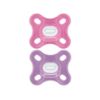 Picture of MAM Comfort Baby Pacifiers, Lightweight One-Piece Full Silicone Binky for Newborns 0-3 Months, BPA-Free Nipple, Easy to Clean Pacifier, Best for Breastfed Babies, with Sterilizer Case, 2 Count Binkies