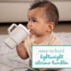 Picture of Infantino My 1st Tumbler - Adorable Miniature Tumbler with Leak-Resistant Straw and Toddler-Friendly Handle, Encourages Hydration, Easy to Clean, 9 fl. oz, Cream