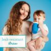 Picture of Infantino My 1st Tumbler - Adorable Miniature Tumbler with Leak-Resistant Straw and Toddler-Friendly Handle, Encourages Hydration, Easy to Clean, 9 fl. oz, Ocean
