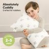 Picture of Toddler Pillow with Pillowcase - 13x18 My Little Cuddly Pillow, Viscose Derived From Bamboo Nursery Toddler Pillows for Sleeping,Kids Pillow,Small Travel Pillows,Mini Toddler Bed Pillow (Elly)