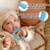 Picture of Flyaway Sensory Chew Toys for Autistic Children 4 Pack, Silicone Sensory Toys for Toddlers 1-3 Kids Adults with Autism ADHD SPD, Q Shape Teething Toys for Baby Oral Motor Stimulation