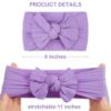 Picture of CÉLLOT Super Stretchy Soft Knot Headbands with Hair Bows Head Wrap Hair Accessories For Newborn Baby Girls Infant Toddlers Kids