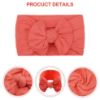 Picture of CÉLLOT Super Stretchy Soft Knot Headbands with Hair Bows Head Wrap Hair Accessories For Newborn Baby Girls Infant Toddlers Kids