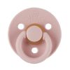 Picture of Itzy Ritzy Natural Rubber Pacifiers, Set of 2 - Natural Rubber Newborn Pacifiers with Cherry-Shaped Nipple & Large Air Holes for Added Safety; Set of 2 in Blossom & Rosewood, Ages 6-18 Months