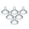 Picture of Dr. Brown's Natural Flow Y-Cut Wide-Neck Baby Bottle Silicone Nipple, Ideal for Thicker Liquids, 9m+, 100% Silicone Bottle Nipple, 6 Count(Pack of 1)