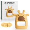 Picture of Momcozy Baby Teether Toys | Baby Teething Toys | Baby Teething Relief | Food Grade Silicone Teether Baby Toys | Baby Teether 0-6 Months | Teething Toy 6-12 Months | Baby Essential | Yellow