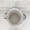 Picture of KUNRO Large Sized Round Storage Basket Waterproof Coating Organizer Bin Laundry Hamper for Nursery Clothes Toys (Cross Arrow)