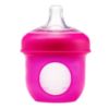 Picture of Boon Nursh Silicone Sippy Cup Lid - Convertible Transitional Sippy Spouts for Nursh Baby Bottles - Sippy Cup Lids for Babies - Baby Feeding Supplies - Ages 6 Months and Up - 3 Count