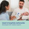 Picture of MAM Comfort Baby Pacifiers, Lightweight One-Piece Full Silicone Binky for Newborns 0-3 Months, BPA-Free Nipple, Easy to Clean Pacifier, Best for Breastfed Babies, with Sterilizer Case, 2 Count Binkies