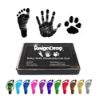 Picture of ReignDrop Ink Pad For Baby Footprint & Handprint - Creates Impressive Long Lasting Keepsake Stamp for Infant & Kids. Smudge Proof, Easy to Wipe Off Skin, Safe & Gentle Acid Free(Black)