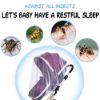 Picture of Baby Stroller Mosquito Net (2 Pack) - Durable Mesh Protection for Bassinets, Cradles, Playards, Pack N Plays & Portable Mini Cribs | Breathable Universal Fit Insect Barrier (Black)