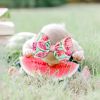 Picture of YanJie Soft Newborn Nylon Headbands & Hair Bows for Baby Girls, Infants, Toddlers