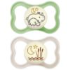 Picture of MAM Air Night Pacifiers, MAM Sensitive Skin Pacifier 6+ Months, Glow in The Dark Pacifier, Best Pacifier for Breastfed Babies, Unisex Baby Pacifiers, 2 Count (Pack of 1), Designs May Vary