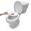Picture of Ingenuity: ity by Ingenuity Flip & Sit Potty Seat (White) - Easy to Set Up & Remove Potty Training Seat That Attaches to Adult Toilet Seat