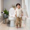 Picture of Ingenuity: ity by Ingenuity Flip & Sit Potty Seat (White) - Easy to Set Up & Remove Potty Training Seat That Attaches to Adult Toilet Seat
