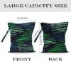 Picture of zcyxuuw Wet Bag, Wet Dry Bag, Wet Bag for Swimsuit, Travel, Beach, Pool, Diapers, Dirty Yoga Gym Clothes, Makeup Bag, Waterproof Tropical Palm Leaves Decor Jungle Palm Leaf Favors