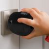 Picture of Child Safety Door Knob Cover (4 Pack) Hard-to-Remove Dual-Lock Door Handle Covers for Kids - Reusable Baby Proof Door Knob Locks - Installs Easily, No Tools Needed (Black)