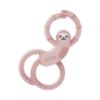 Picture of Dr. Brown's Flexees Pink Sloth, Soft 100% Silicone Baby Teether, BPA Free, 3m+
