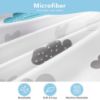 Picture of TILLYOU Toddler Pillowcase 2 Pack with Envelope Closure,Silky Soft Microfiber 13" x 18" Kids Travel Pillow Cases,Blue Clouds & Blue Stars