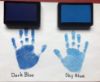 Picture of ReignDrop Ink Pad For Baby Footprint & Handprint - Creates Impressive Long Lasting Keepsake Stamp for Infant & Kids. Smudge Proof, Easy to Wipe Off Skin, Safe & Gentle Acid Free(Sky Blue)