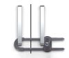 Picture of QT BABY Baby Proofing Cabinet Locks | Adjustable U Shaped Baby Safety Latches for Drawers, Fridge, Closet |Modern Baby Proofing Cabinet Lock with Extra Secure Lock Buttons (Pack of 4)