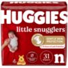 Picture of Huggies Newborn Diapers, Little Snugglers Baby Diapers, Size Newborn (up to 10 lbs), 31 Count