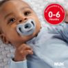 Picture of NUK Timeless Comfy Pacifier | 100% Silicone, One-Piece Design | BPA-Free, Gentle on Baby’s Skin | 5-Pack, for 0-6M