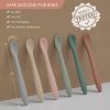 Picture of 6-Piece Silicone Baby Feeding Spoons, First Stage Infant Spoons, Soft-Tip Easy on Gums I Baby Training Spoon | Infant Utensils Feeding Supplies, Dishwasher & Boil-proof